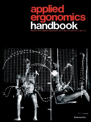 cover image of Applied Ergonomics Handbook, Volume 1